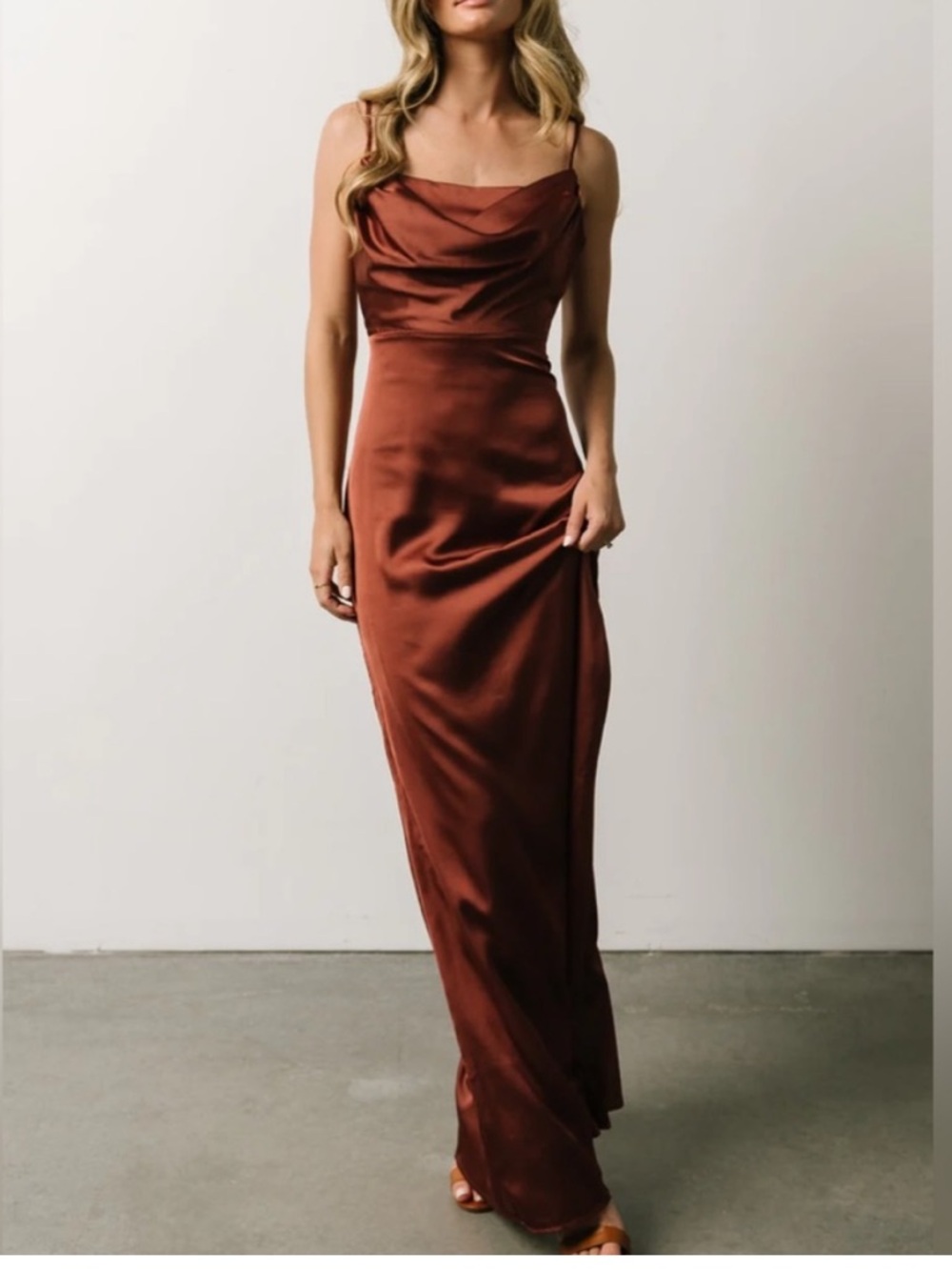 NWT Baltic Born Sydney‎ Satin Gown Sugarlips RSVP Large